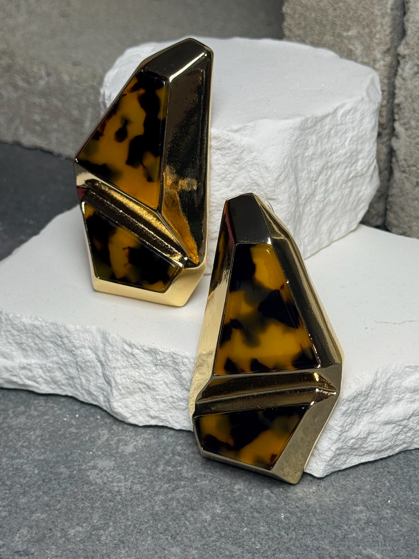 Play Too Much Two Layered Earrings