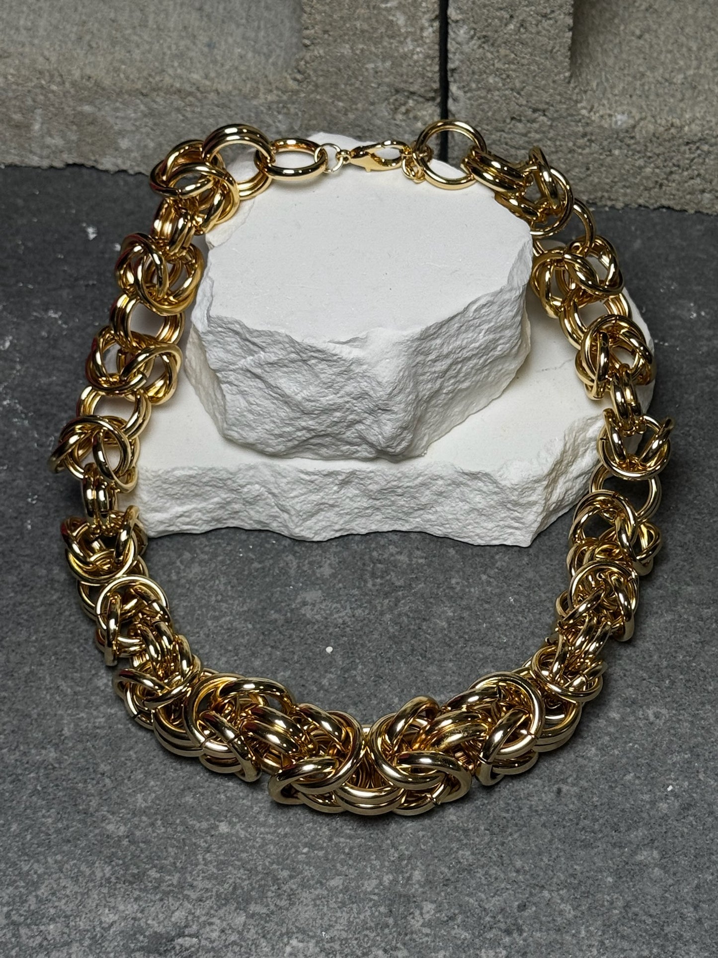 Never Too Much Link Necklace 18" w/ Extender