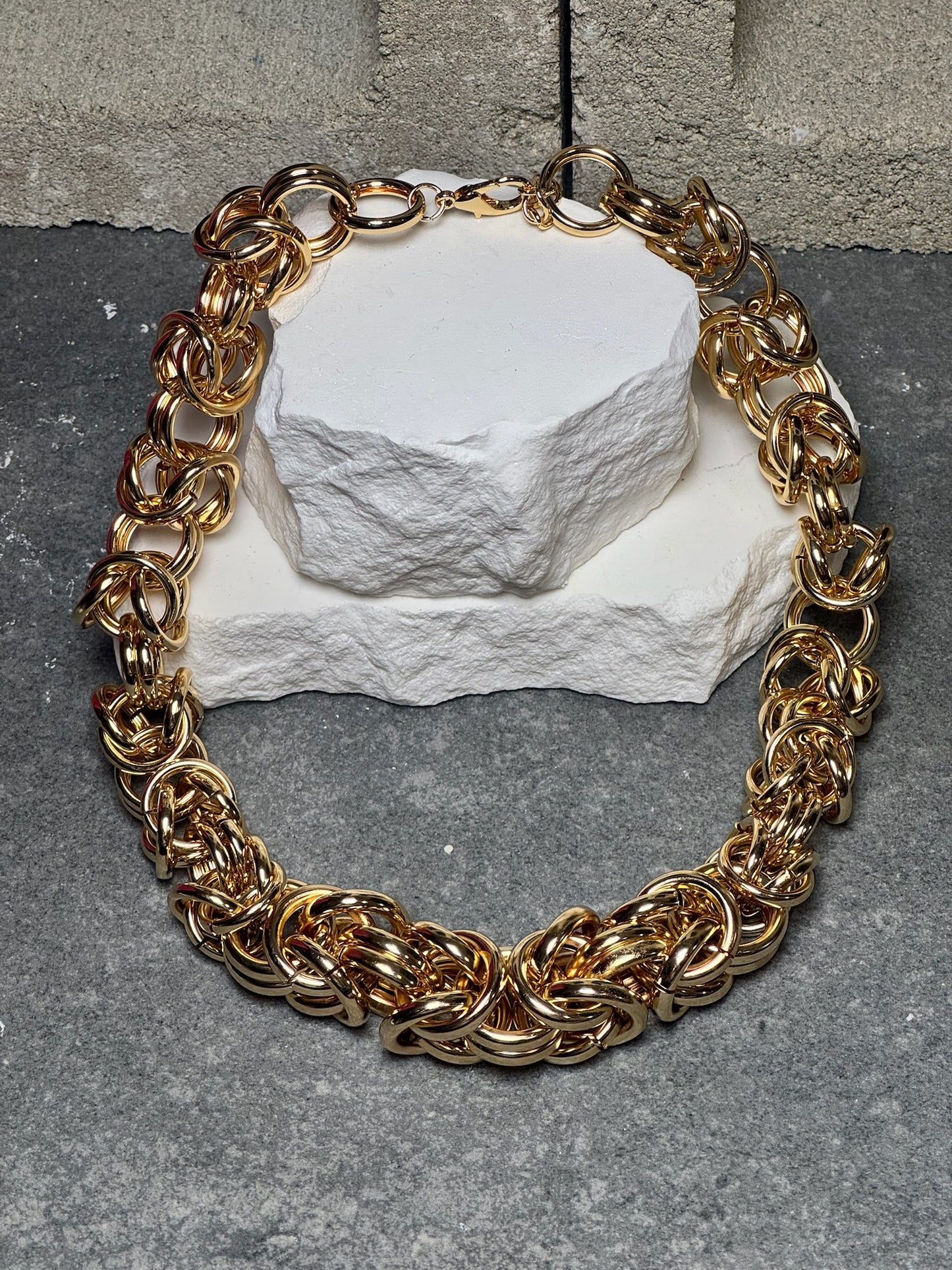 Never Too Much Link Necklace 18" w/ Extender