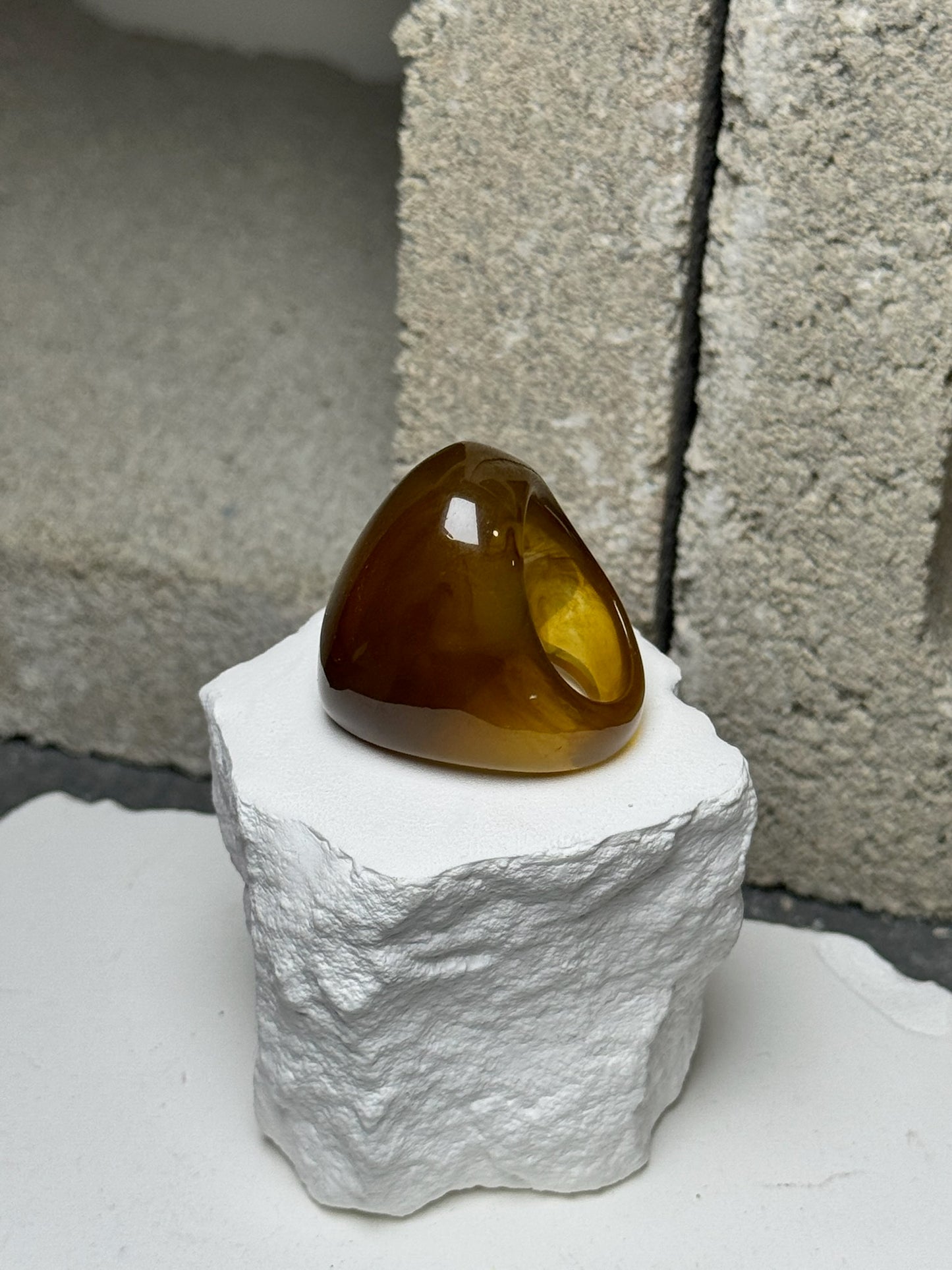 Stay Grounded Chunky Ring Size 8