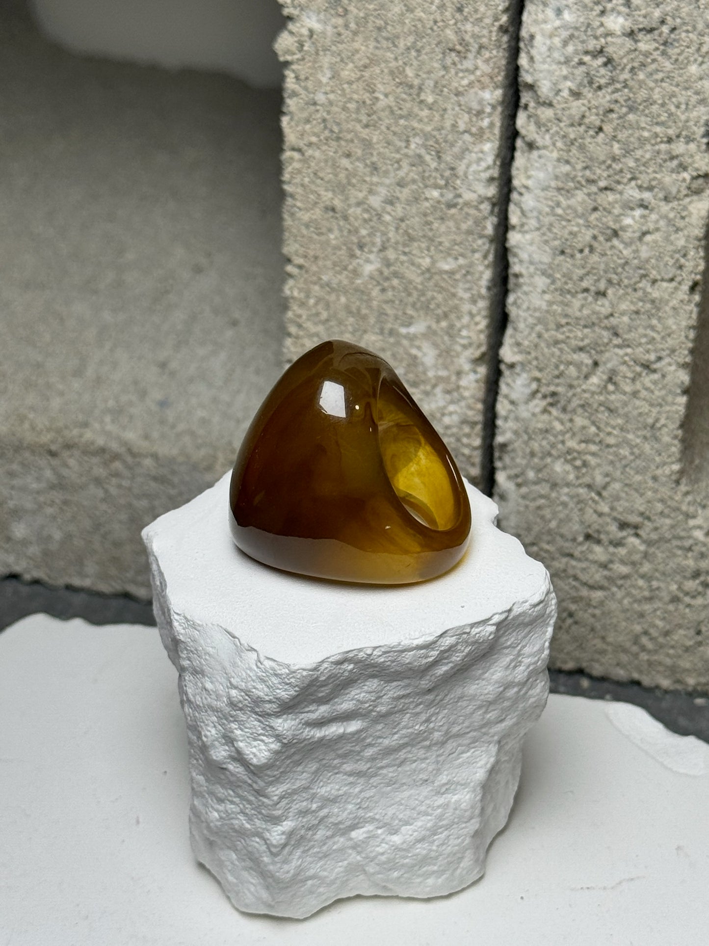 Stay Grounded Chunky Ring Size 8