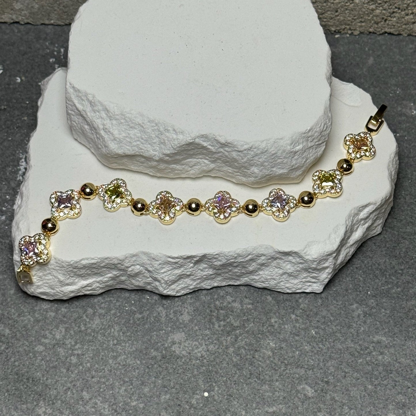 Petals With Attitude Flower Bracelet 6"