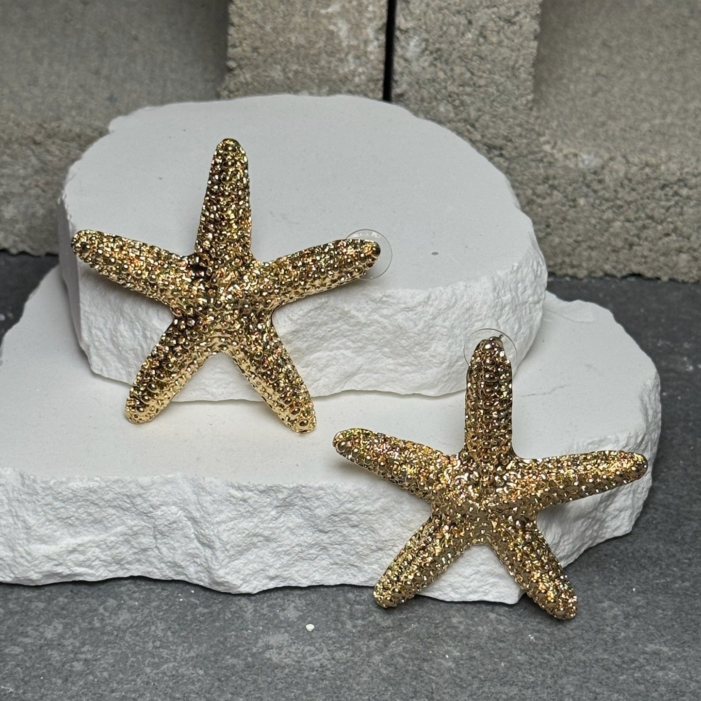 Island Starfish Stud Earrings