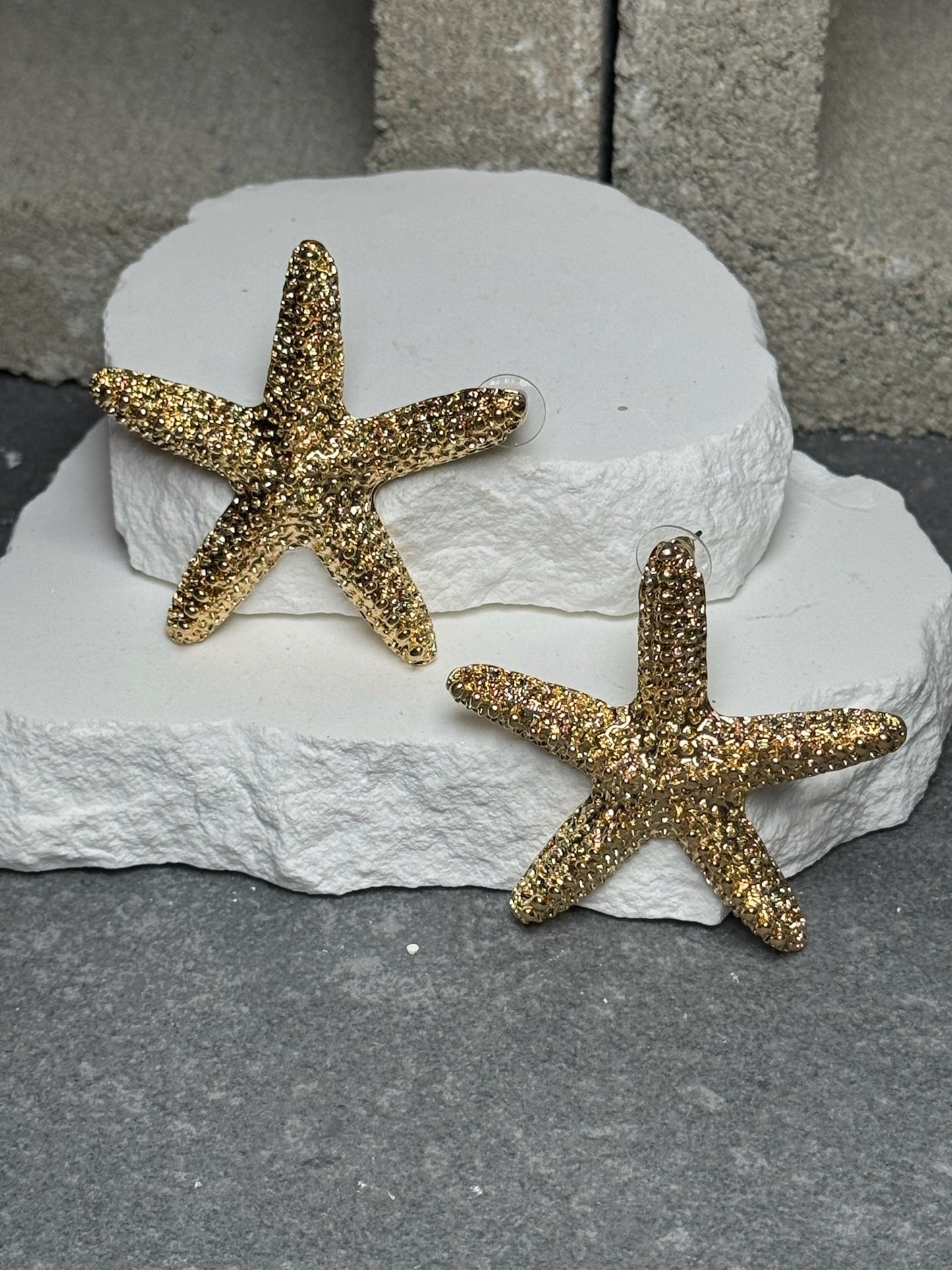 Island Starfish Stud Earrings
