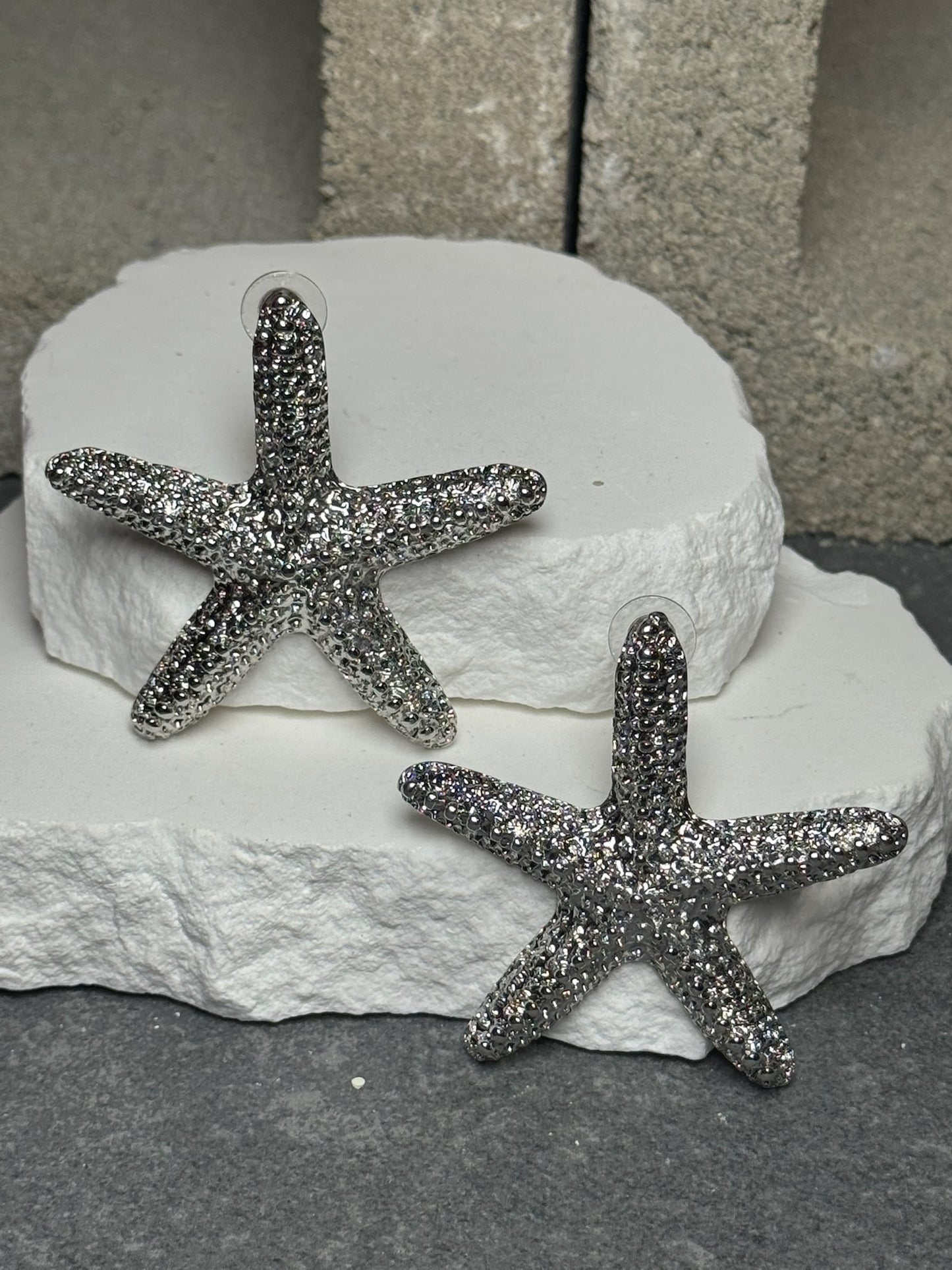 Island Starfish Stud Earrings
