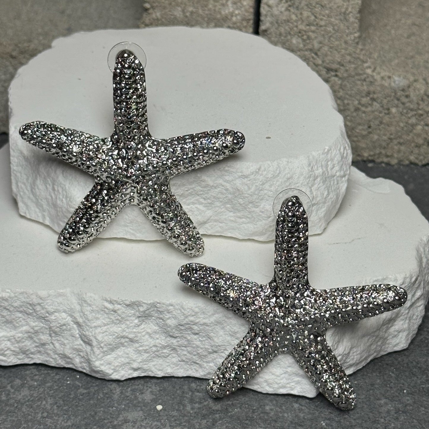 Island Starfish Stud Earrings