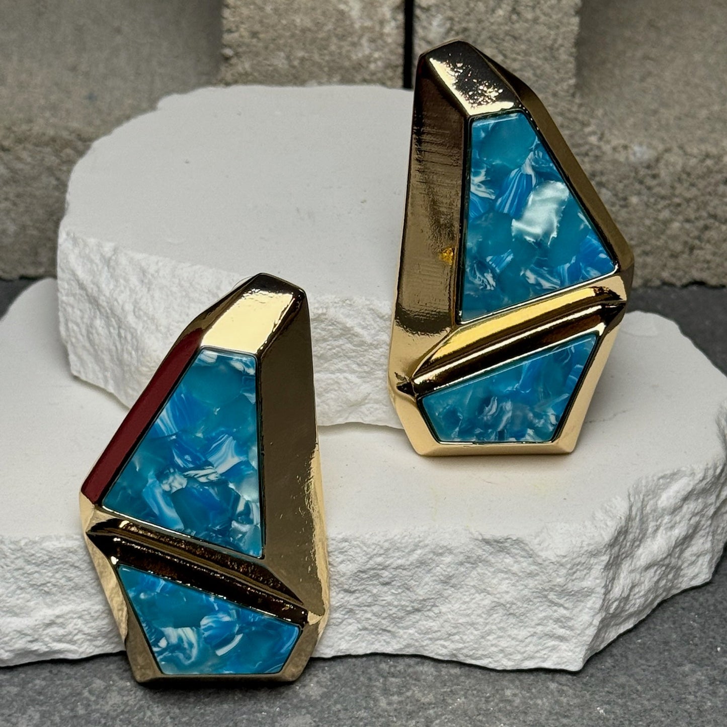 Play Too Much Two Layered Earrings