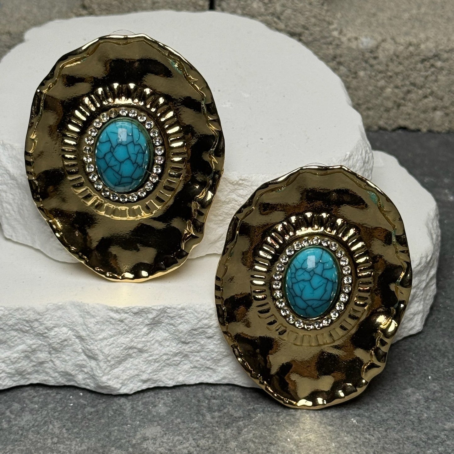 Canyon Glow Stud Earrings