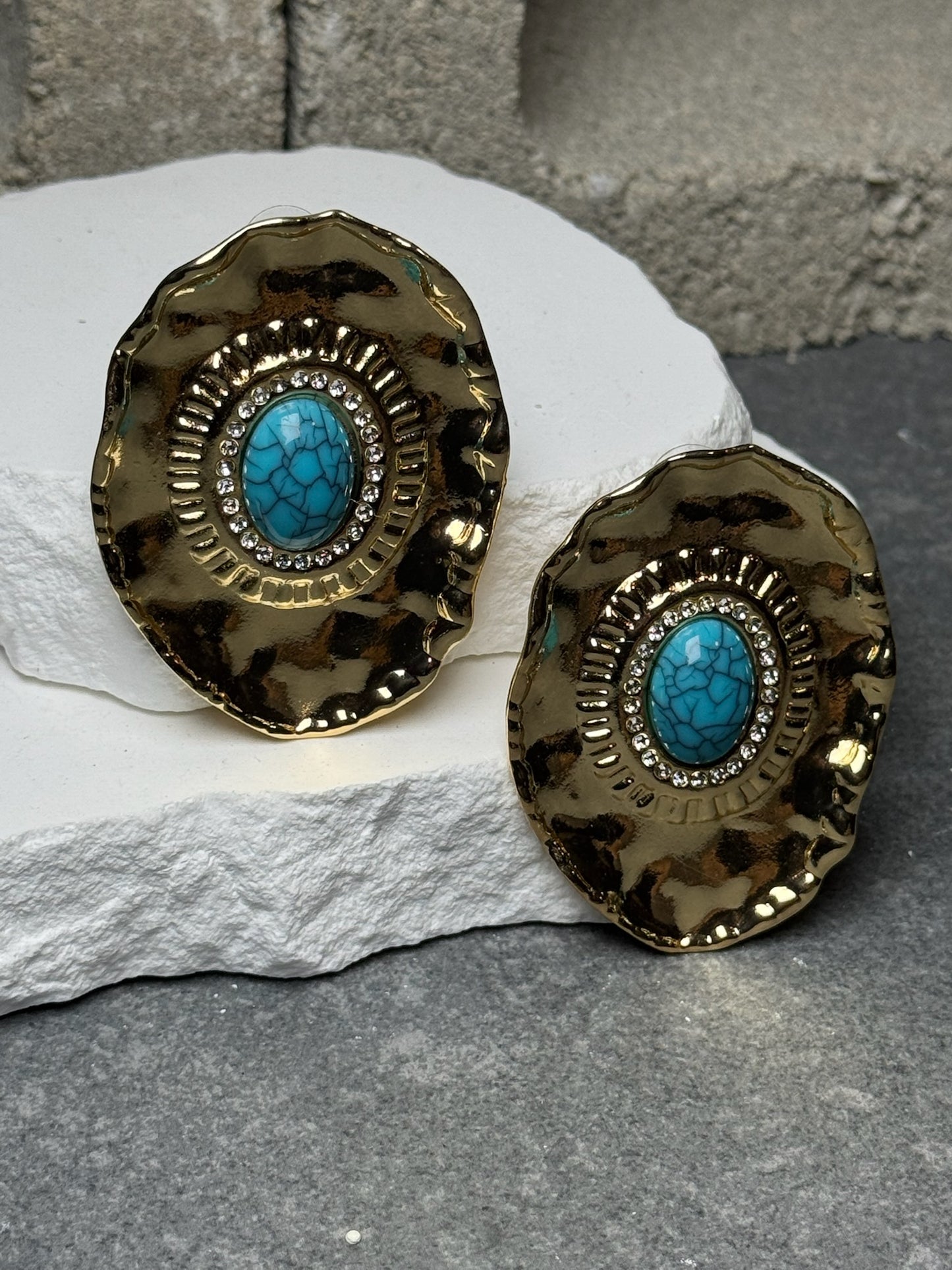 Canyon Glow Stud Earrings
