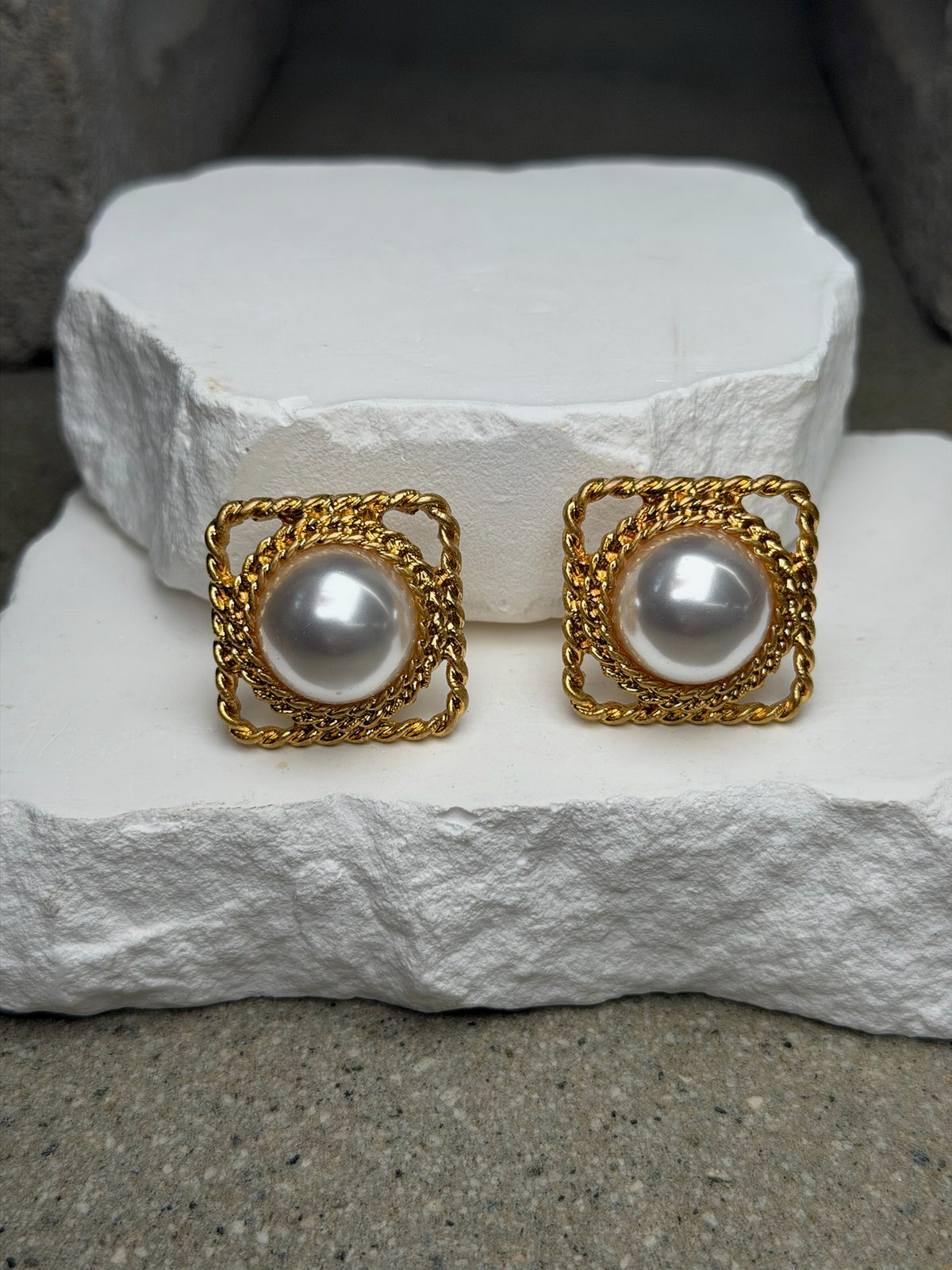 The Capri Pearl Studs