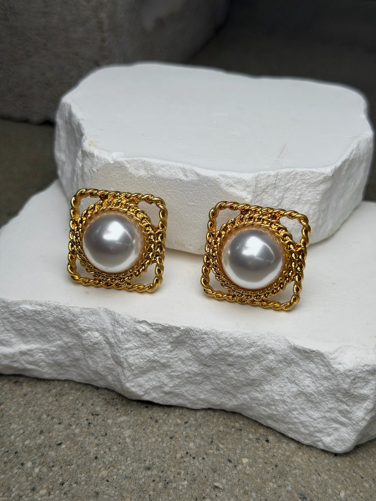The Capri Pearl Studs