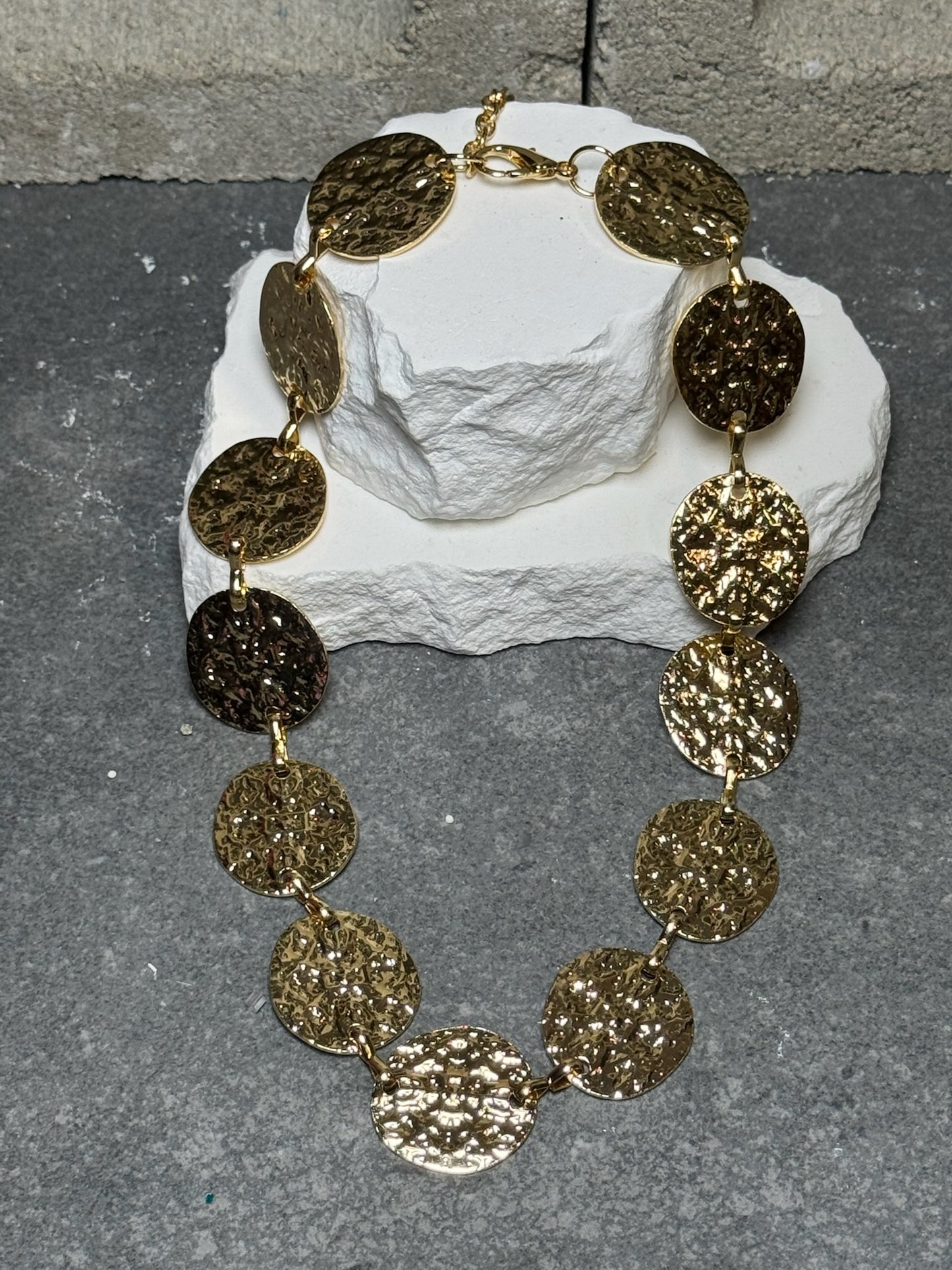 Heatwave Disc Necklace 16" w/ Extender