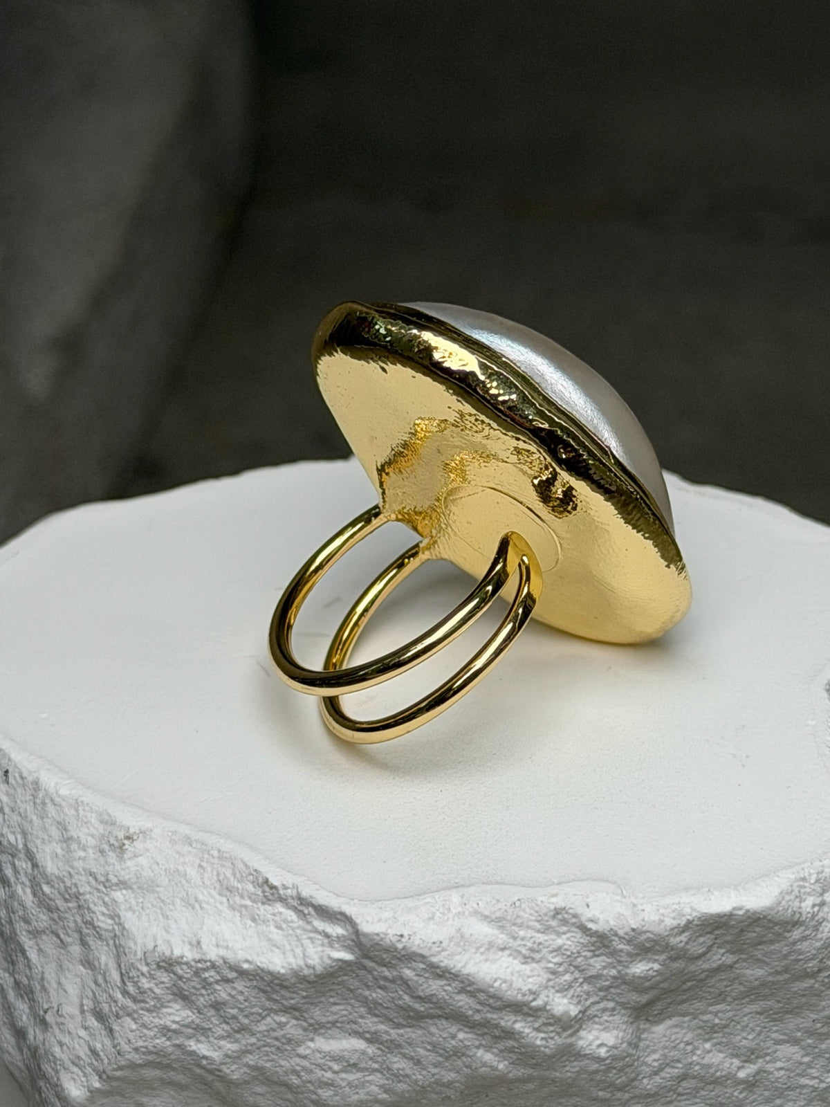 The Paloma Pearl Adjustable Ring