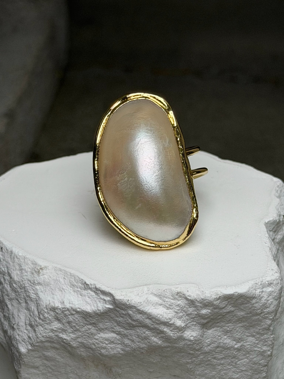The Paloma Pearl Adjustable Ring