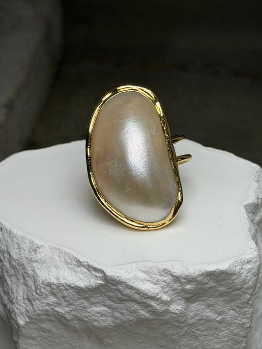 The Paloma Pearl Adjustable Ring