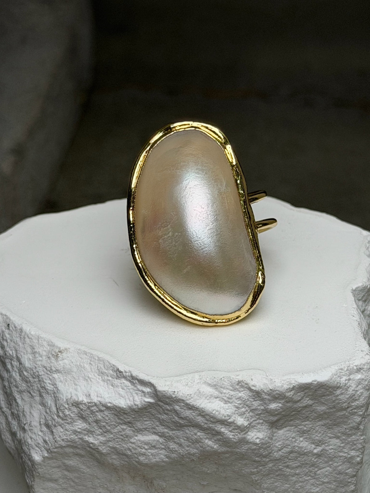 The Paloma Pearl Adjustable Ring