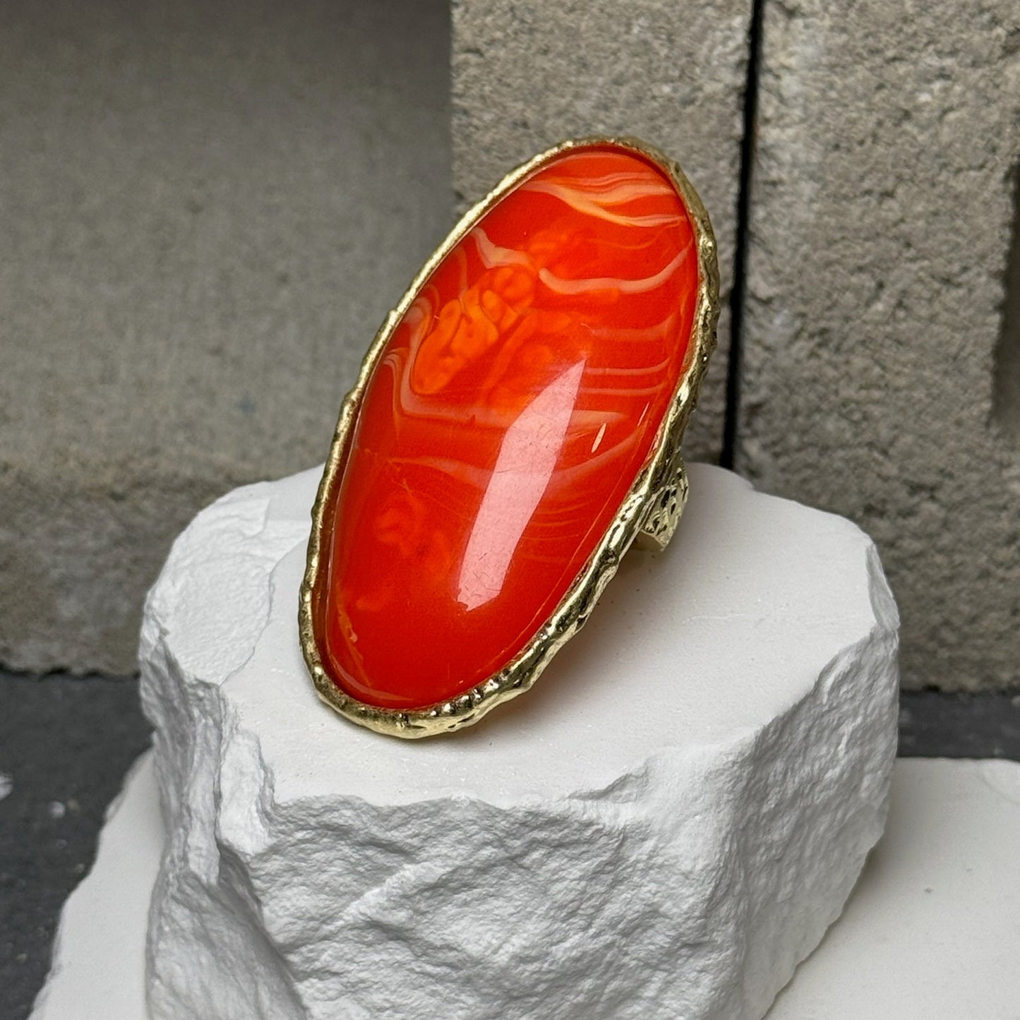 Ethereal Statement Ring Expandable Up To Size 10