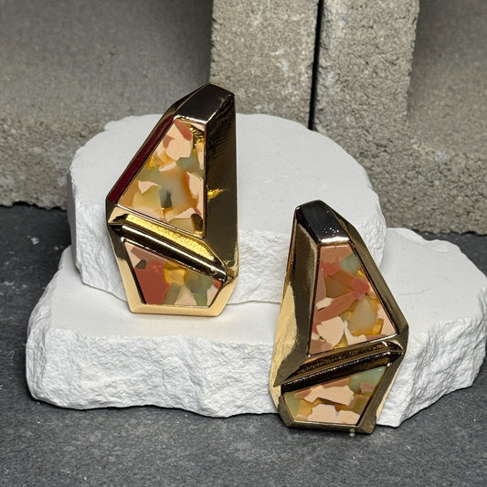 Play Too Much Two Layered Earrings