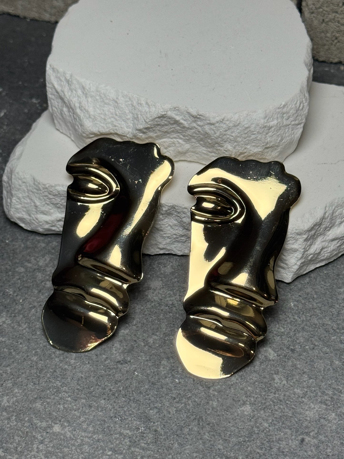 Face Off Stud Earrings