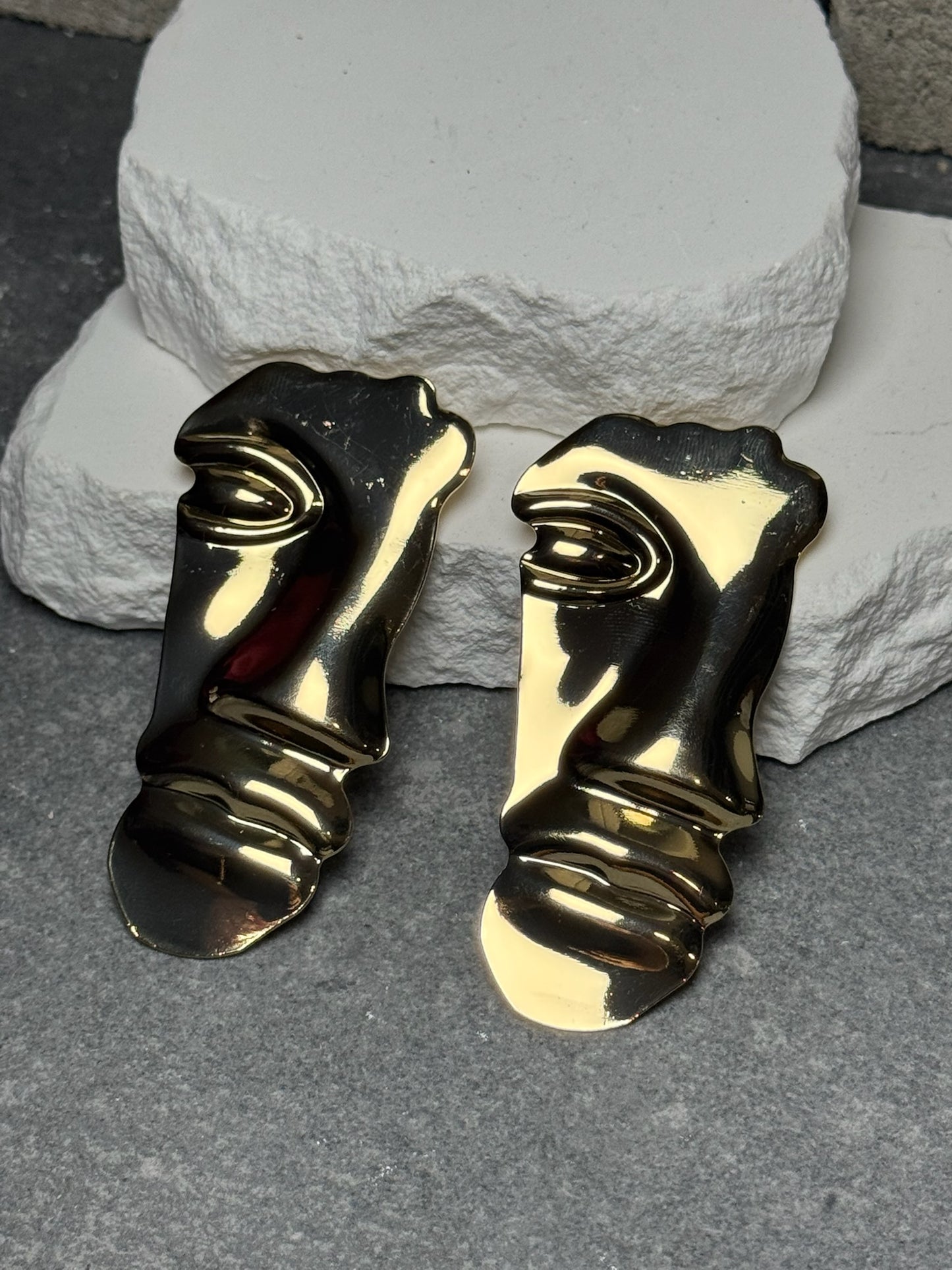 Face Off Stud Earrings