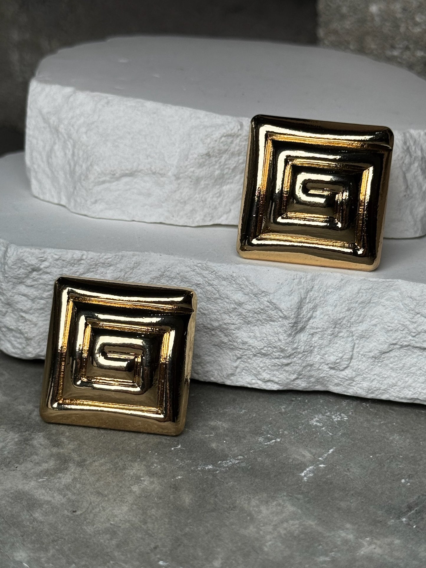 Block Party Stud Earrings