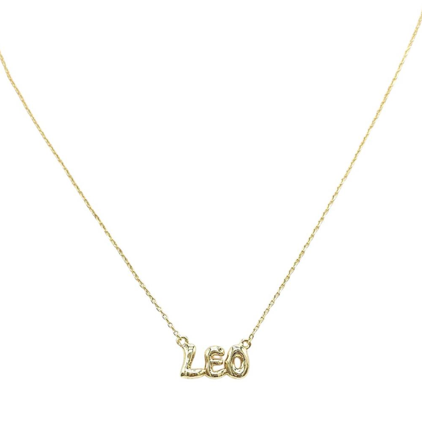 Zodiac Necklace 18k Gold Plated 16" w/ Extender